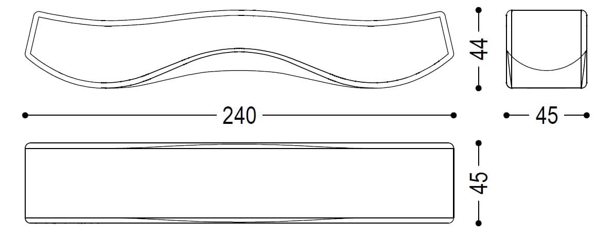 Кедровая скамья Riva 1920 FARM ARCH-00060040 - Вид №2