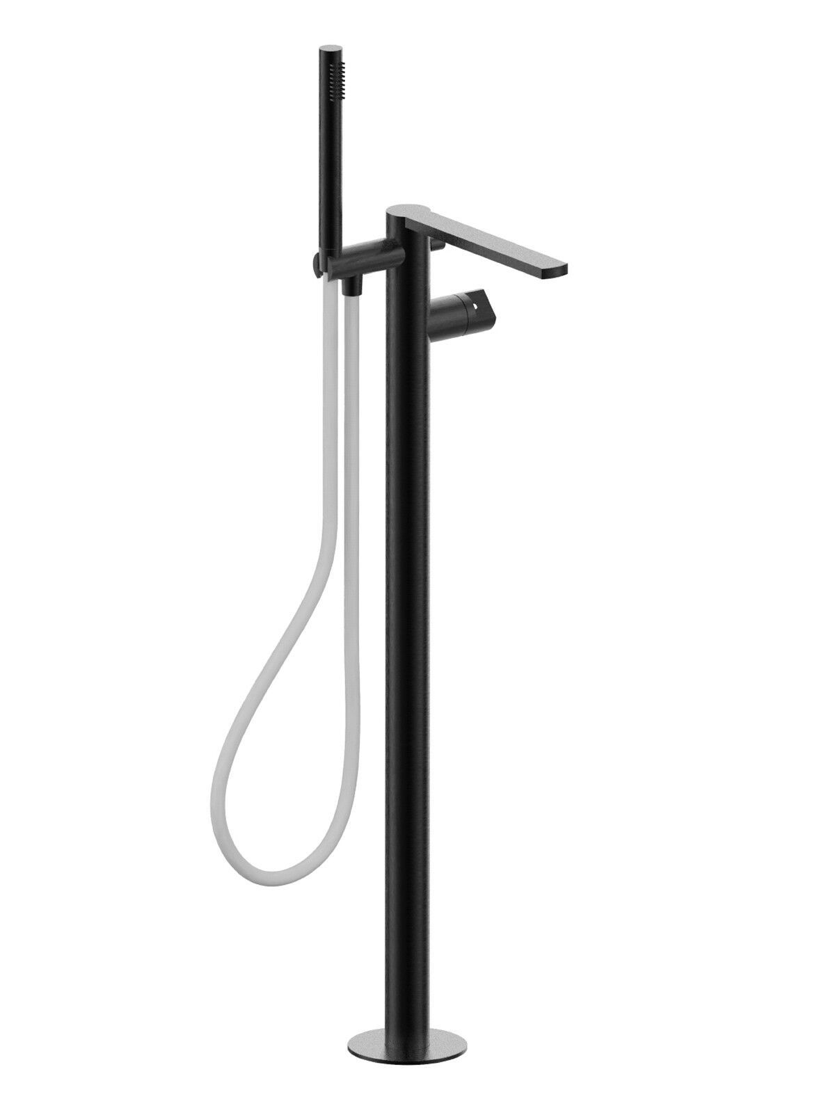 Однорычажный смеситель для ванны из нержавеющей стали с ручным душем Rubinetterie Frattini Borgia ARCH-00015143 - Вид №5