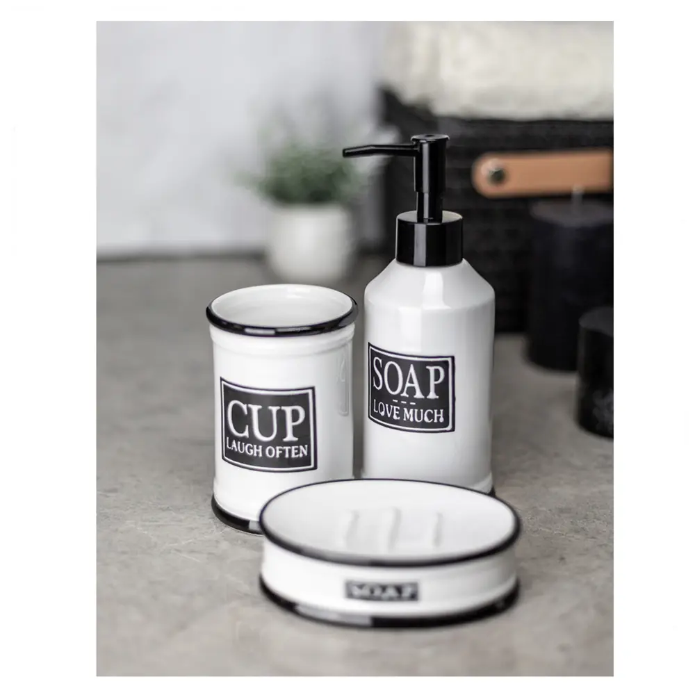 Керамический стакан для зубных щеток Bath Plus Bene - элегантный аксессуар для ванной 89380475 STLM-1578258 - Вид №5