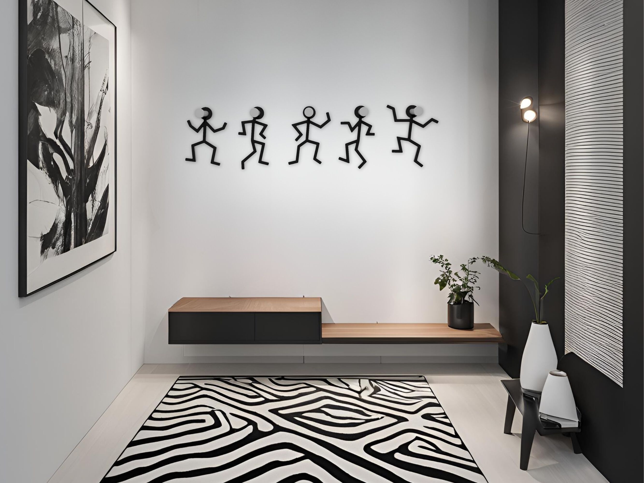 МДФ настенные вешалки CalleaDesign OMINO ARCH-00024816 - Вид №1