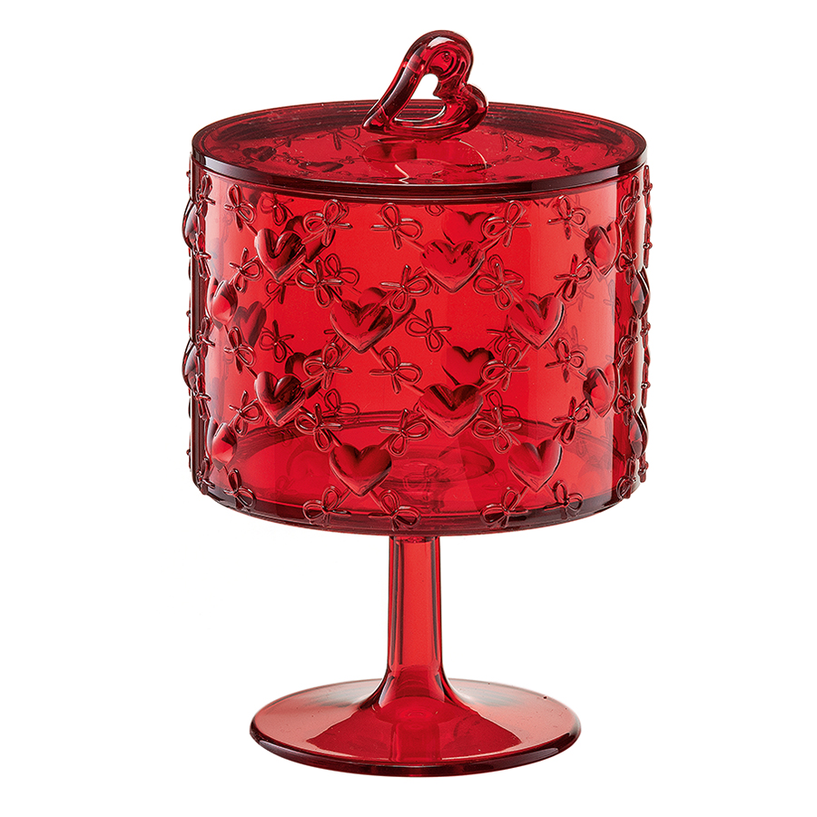 11540065 Ваза для десертов love малая красная Guzzini 