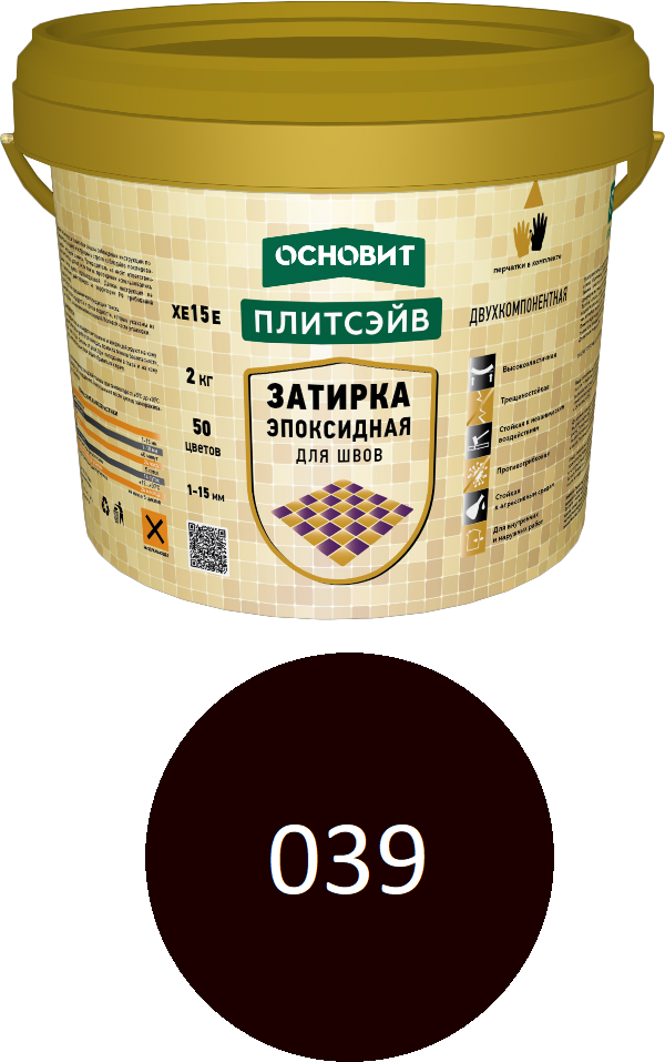90306660 Затирка 88032 цвет венге 2 кг STLM-0177040 ОСНОВИТ