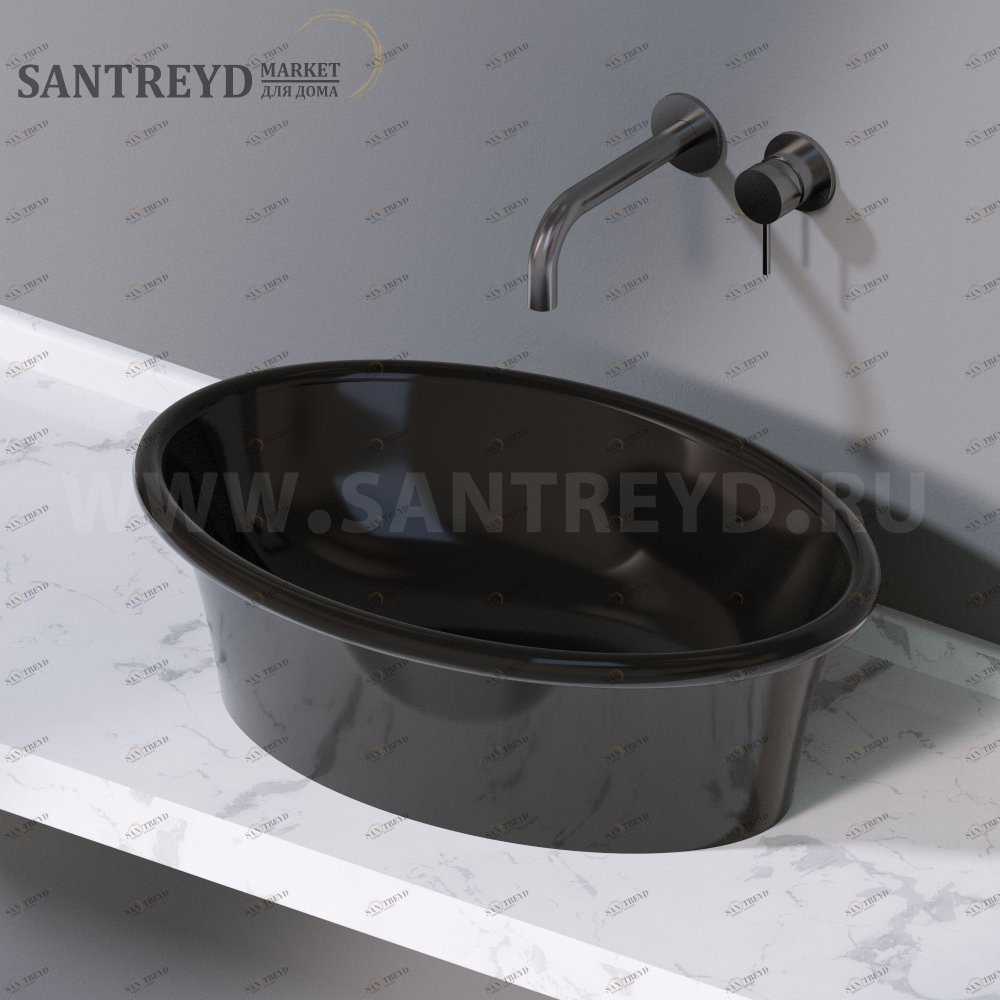 L491104 Накладная раковина на столешницу  овальная A. e T. Italia PRINCESS AeT ITALIA