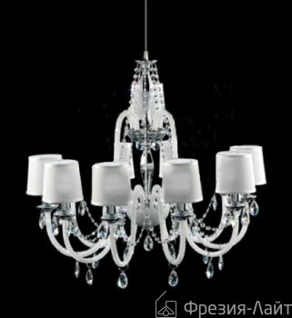 Italamp 445/8 Crist.bianco/SW Strass/C люстра подвесная 73495