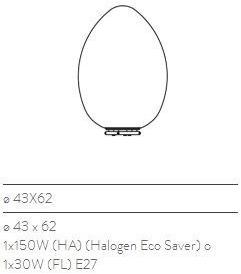 FontanaArte Торшер для улицы из полиэтилена Uovo sun-id-1384365 - Вид №3