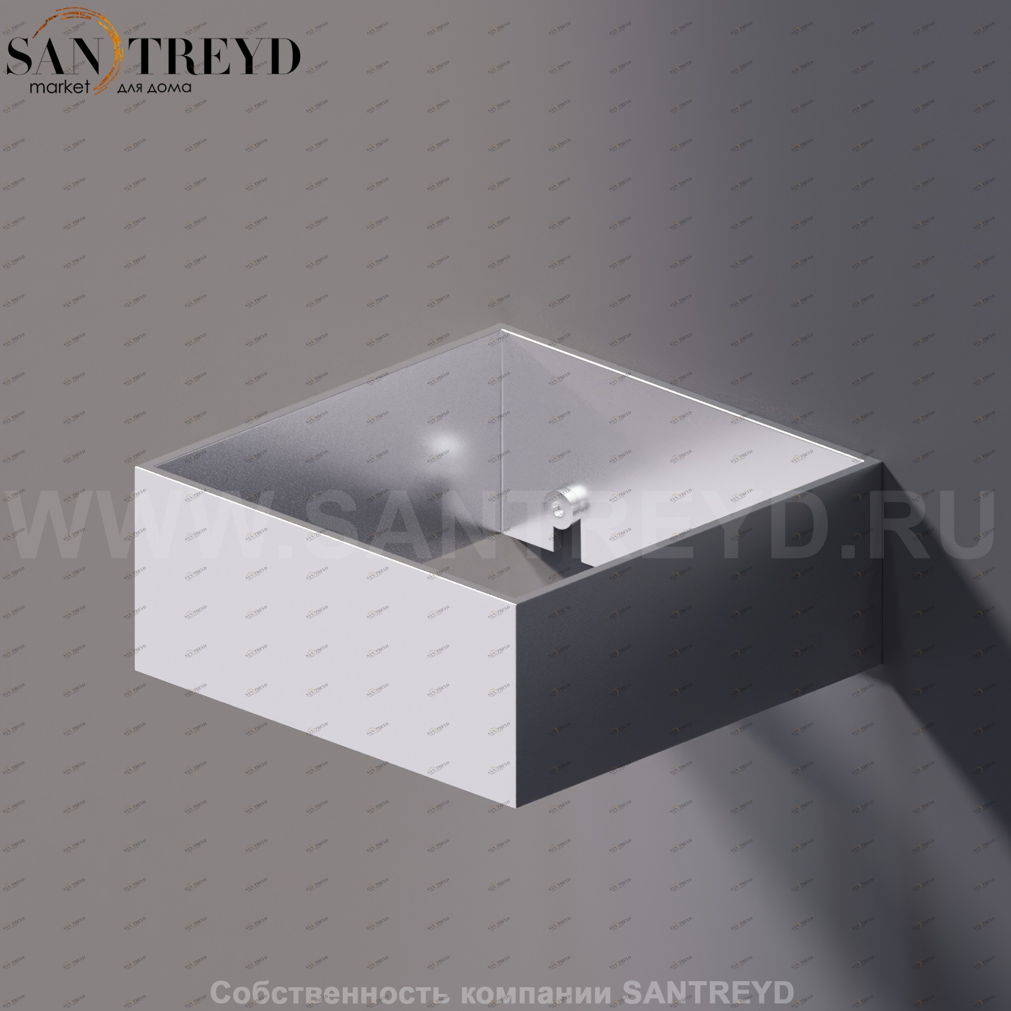 Agape 369 Базовый опорный элемент хромированный сатин A369222SP