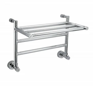 Полотенцесушитель водяной 492 Sereno Margaroli Ø25 мм (с полкой)