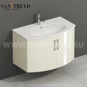 MDMA80Y018 Тумба с двумя створками 78 см бежевая Globo 4ALL Италия