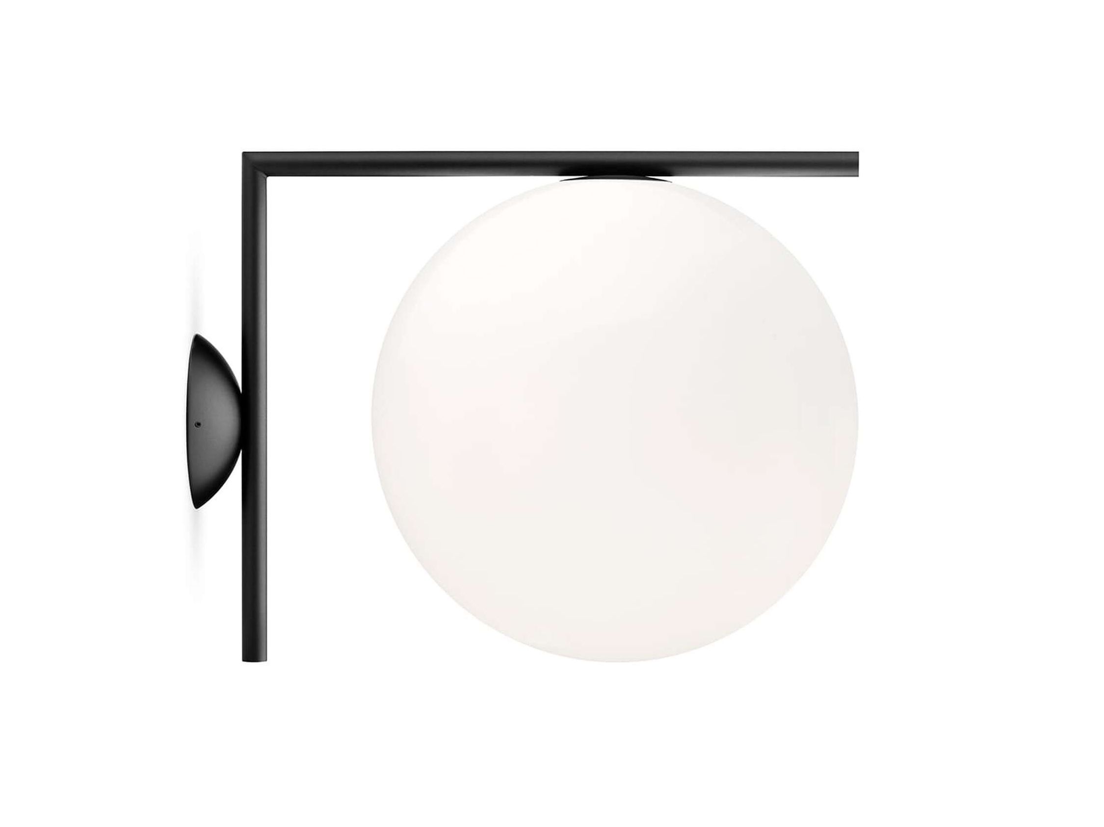 Стеклянный и металлический настенный светильник Flos IC Lights ARCH-00089213