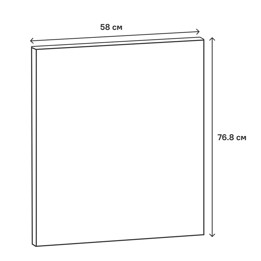 Фальшпанель Delinia ID Верея для кухонного шкафа 58×76.8 см 86922473 STLM-0876596 - Вид №10