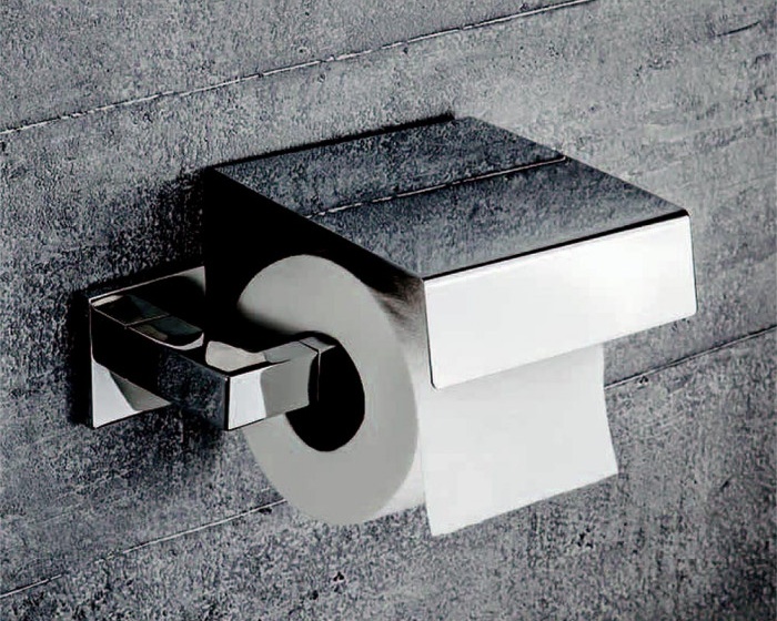 B3791 BasicQ Держатель туалетной бумаги с крышкой COLOMBO Basic Q Colombo Design - Вид №1