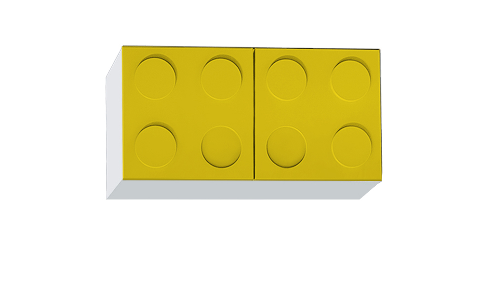 Полка детская навесная горизонтальная "Леголенд" МАНДАРИН ЛЕГОЛЕНД 179560 Белый;розовый Santreyd  - Вид №2