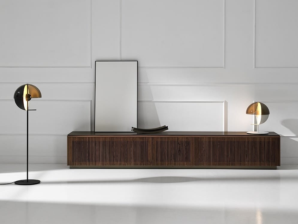 Деревянный шкаф для телевизора с откидными дверцами Punt Мальме ARCH-00024058 - Вид №7