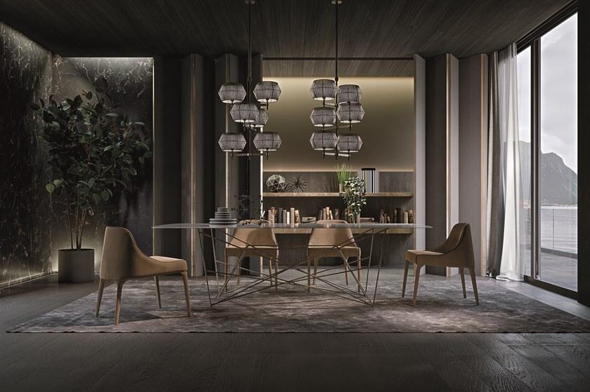 Frigerio Salotti Стул из мягкой ткани Jackie sun-id-1362722 - Вид №2