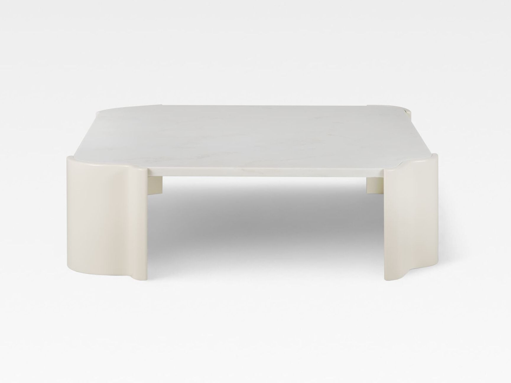 Квадратный мраморный журнальный столик Calacatta Greenapple SALEMAS ARCH-00111462