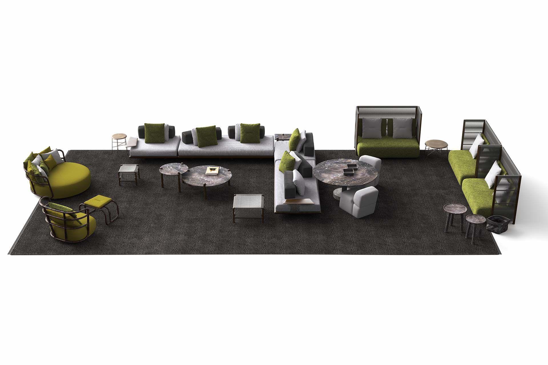 Круглый каменный журнальный столик Остуни Exteta Stone Line ARCH-00124552 - Вид №16