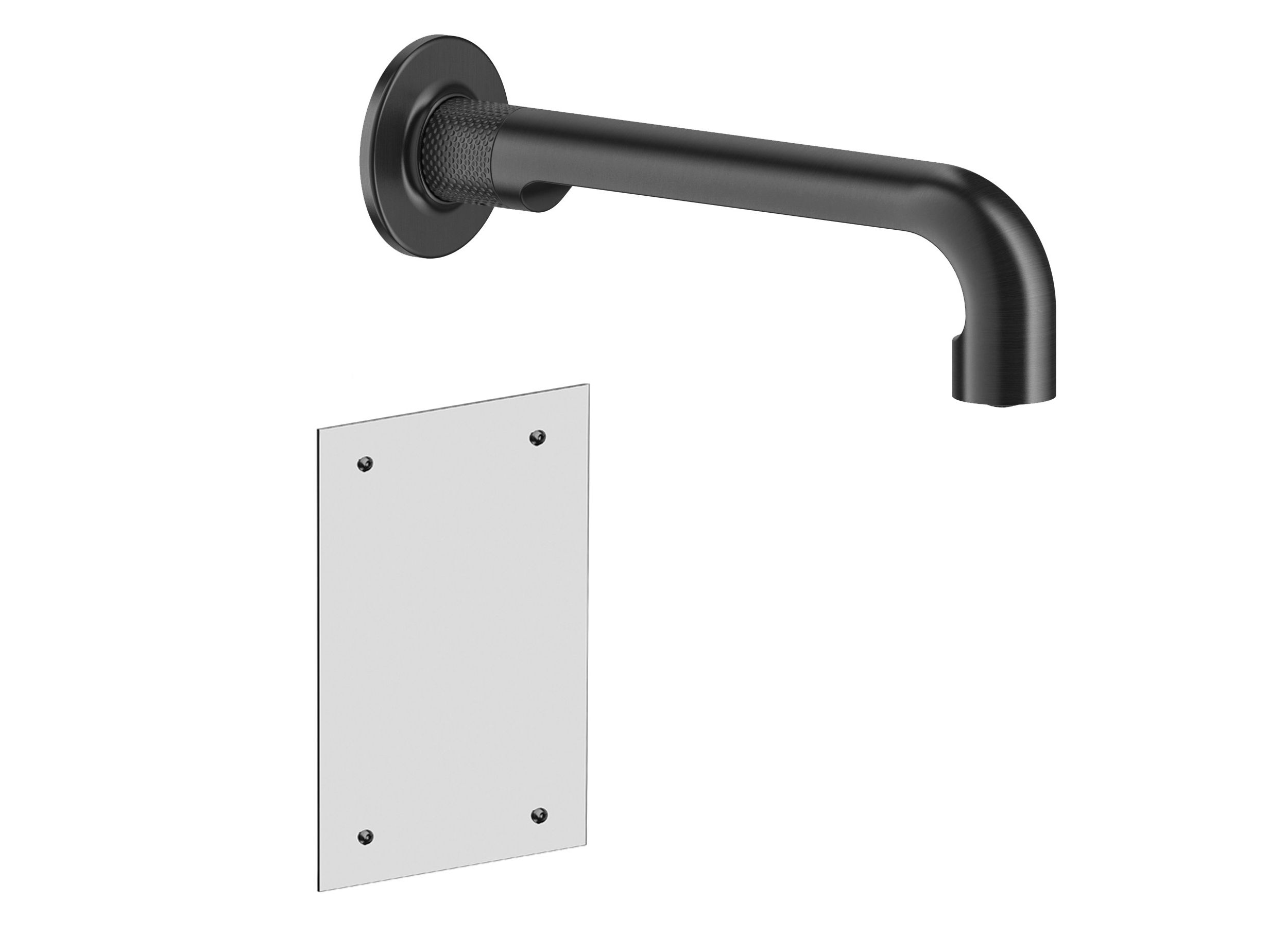 Латунный электронный настенный смеситель для раковины Gessi гравированный ARCH-00052567