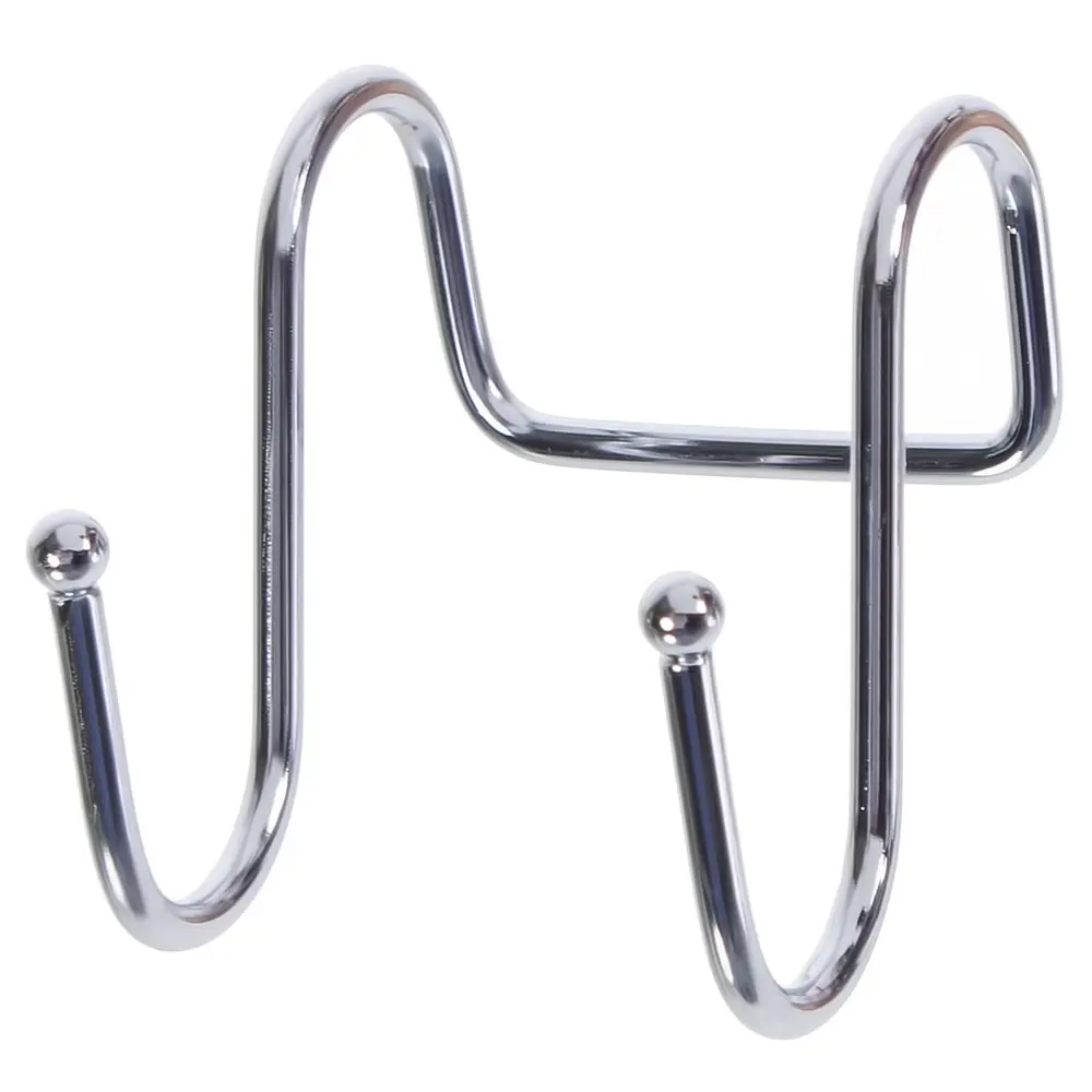 Крючок двухрожковый Delinia 6x5x5 см сталь цвет хром STLM-2152823