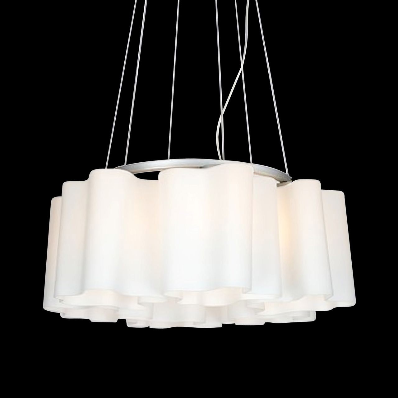 Подвесная люстра Lightstar Nubi 802160 LIGHTSTAR ДИЗАЙНЕРСКИЕ, NUBI 056087 Белый  - Вид №2