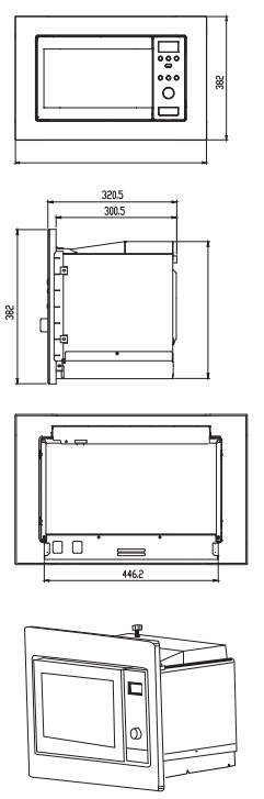5310423 Встраиваемая микроволновая печь Beko BMOB17131X серебристый STDN-0073723 - Вид №9