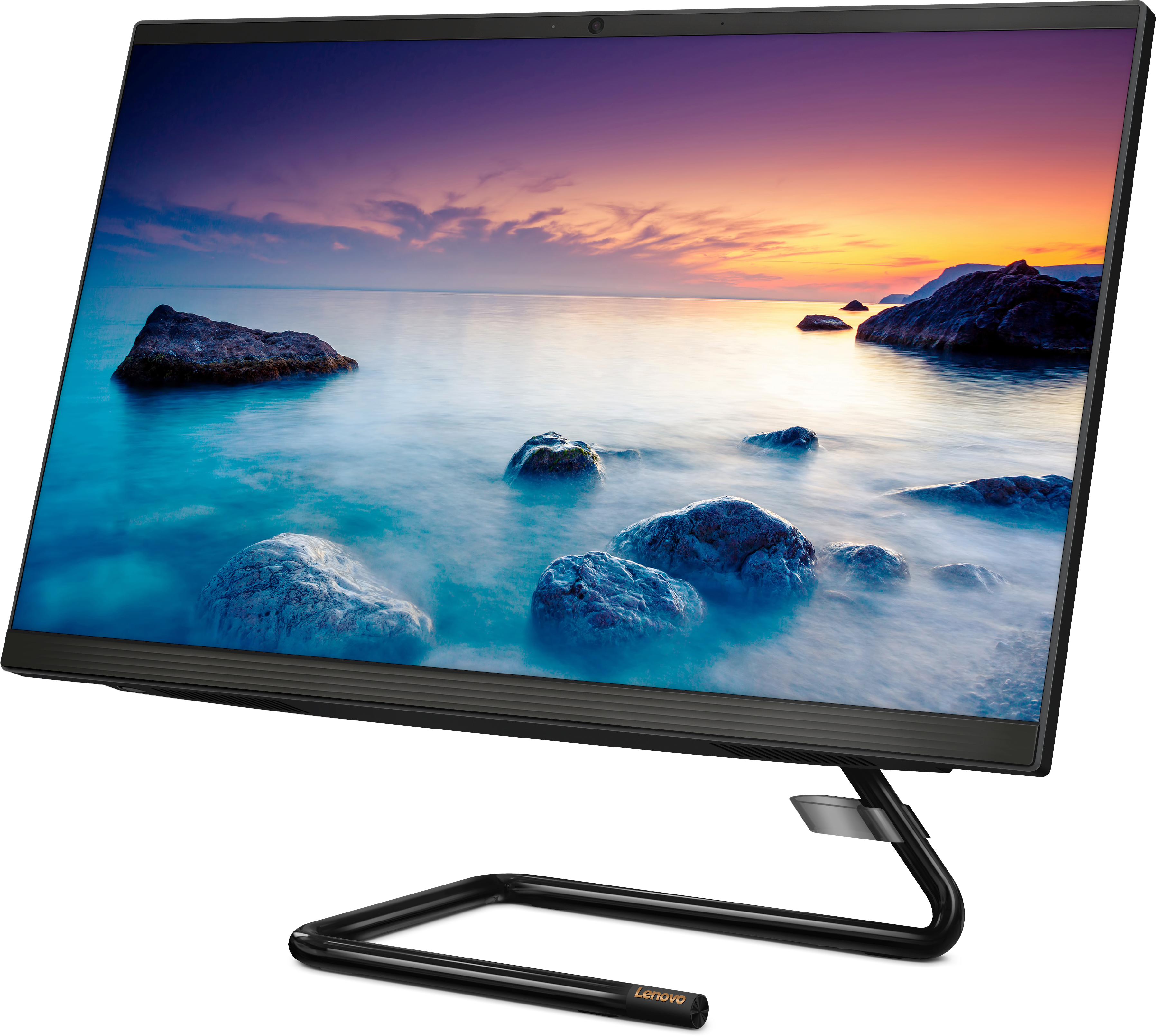 F0E800ELRK ideacentre aio a340-24iwl 23.8"(1920x1080 ips)/intel core i3 10110u(2.1ghz)/8192mb/1000+128ssdgb/dvdrw/int:intel uhd graphics 620/bt/wifi/war 1y/5.87kg/black/w10 + клавиатура, мышь usb Lenovo Santreyd  - Вид №4