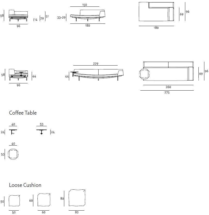 Living Divani Диван из ткани Sumo sun-id-1378692 - Вид №8
