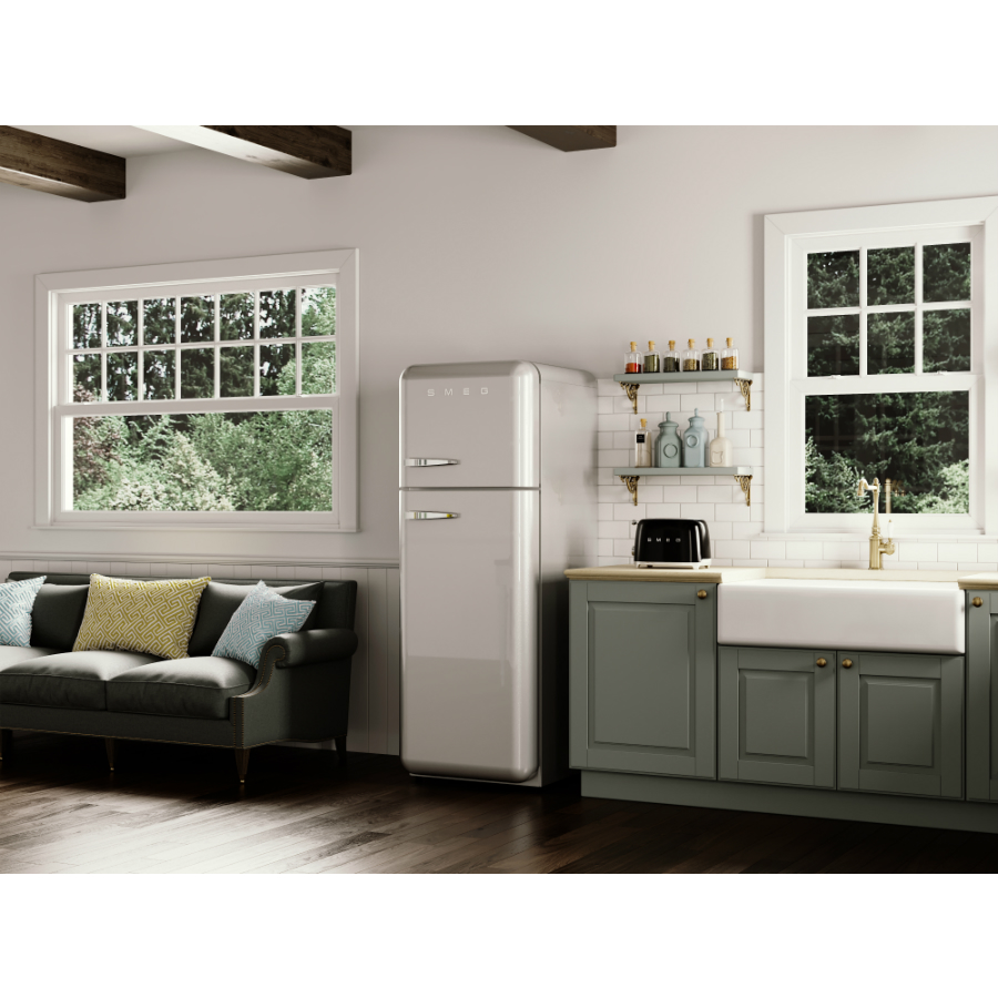 Тостер Smeg на 2 ломтика, голубой TSF01PBEU - Вид №3