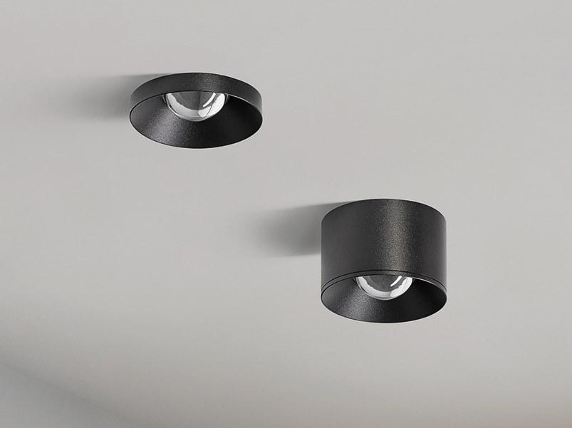 Arkoslight Полувстраиваемый светодиодный точечный светильник из алюминия Puck recessed sun-id-1399448 - Вид №2
