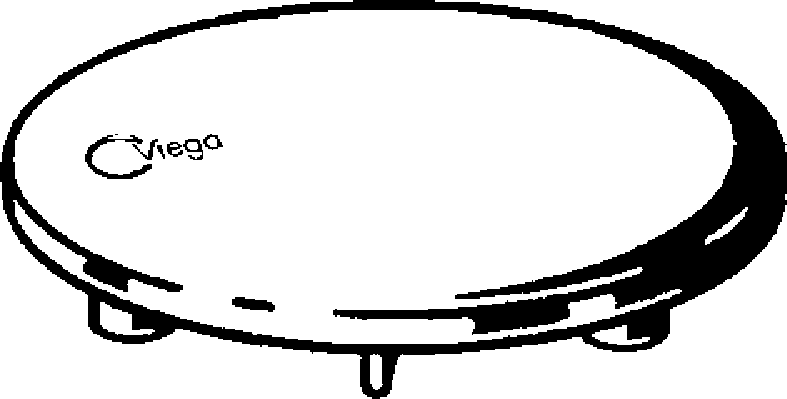 Канализационная арматура  Сифоны для ванн и душевых поддонов  Tempoplex Plus VIEGA 775 070 1) Модель 6964.0 Santreyd  - Вид №1