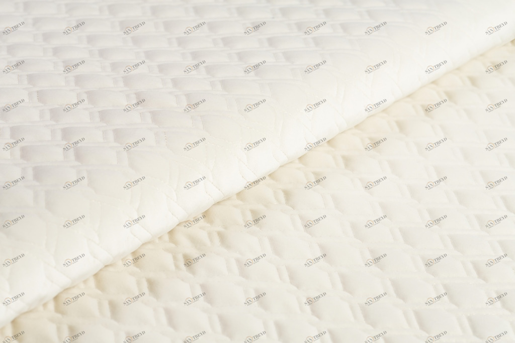 COLORISTICA Серпантин col.01 Ткань мебельная  Микровелюр  Серпантин Белый 