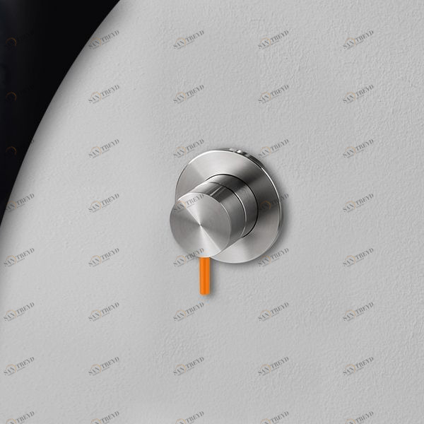 Девиатор двухрежимный матовая сталь с оранжевой ручкой Toki Radomonte TKI10SCIL24