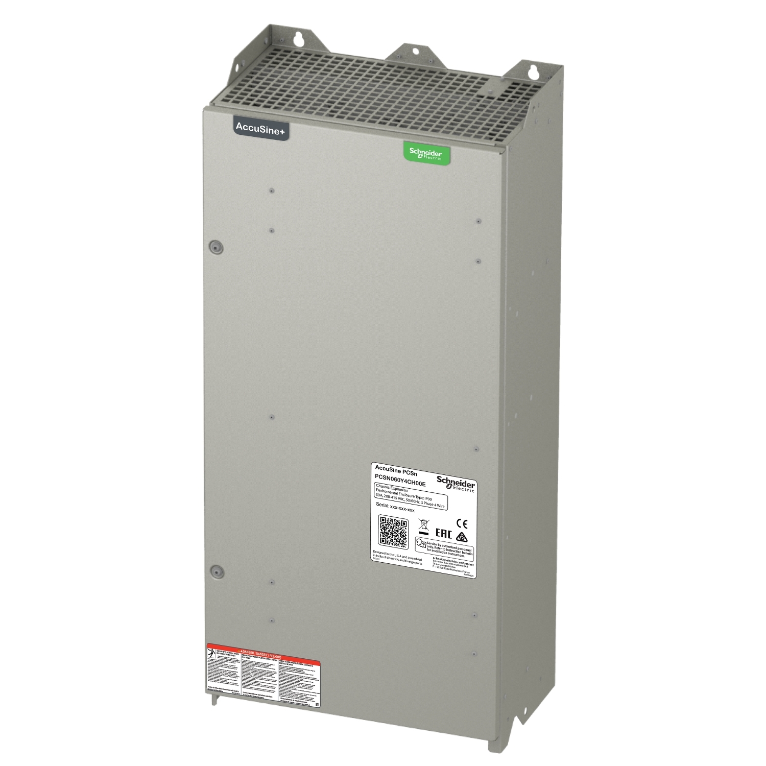 PCSN060Y4CH00E Активный фильтр PCSn 60A 208-415Vac IP00 модуль Schneider Electric AccuSine 