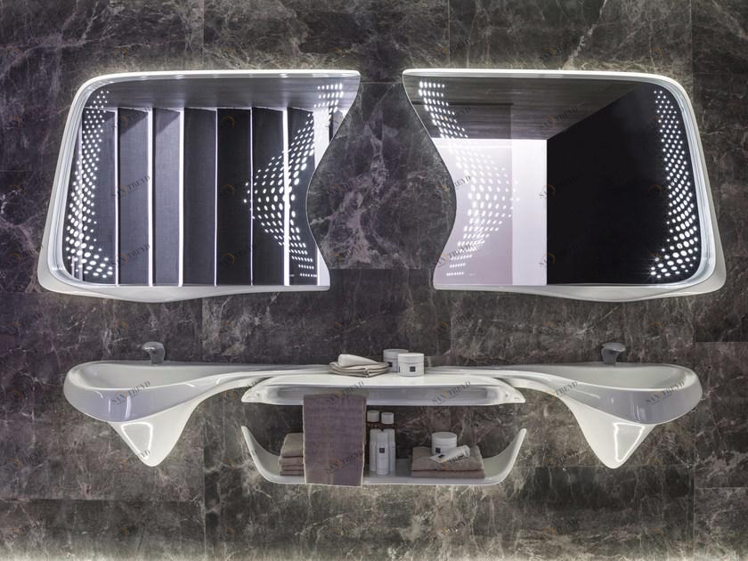 Подвесная раковина настенная овальная Noken Vitae белая sun-id-1416731