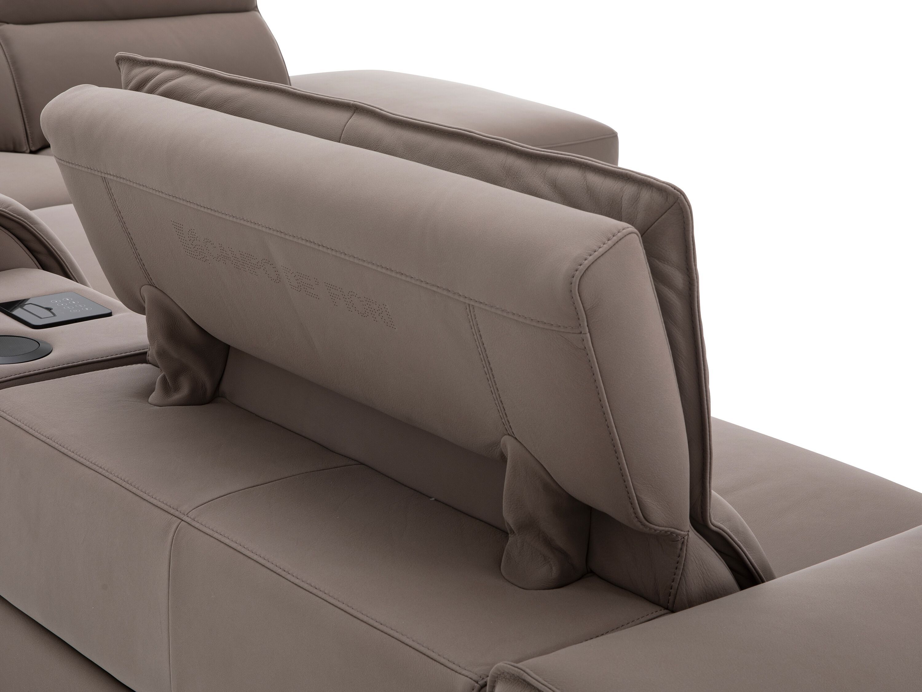 Кожаный угловой диван с электрическим движением CAMPO DE' FIORI CDF263 ARCH-00079306 - Вид №9