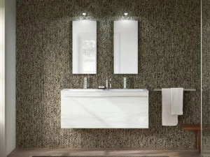 Gruppo Geromin Двойной туалетный столик в современном стиле с ящиками и зеркалом Change