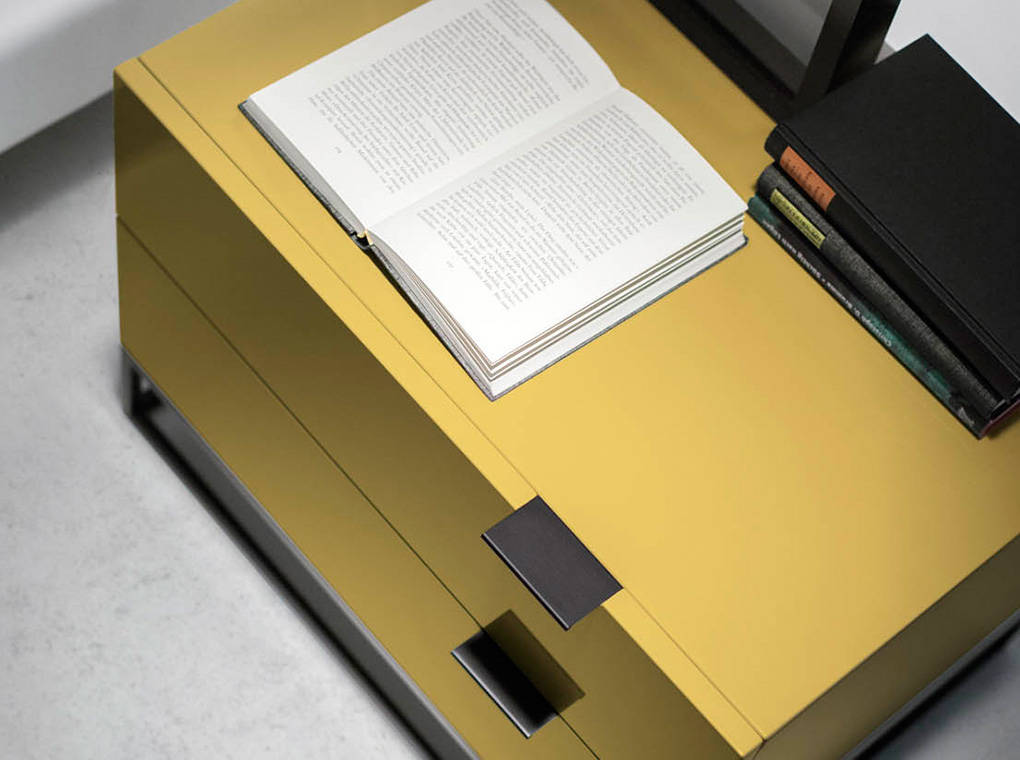 063426 Прикроватная тумбочка желтая Angel Cerda Estetico  - Вид №1