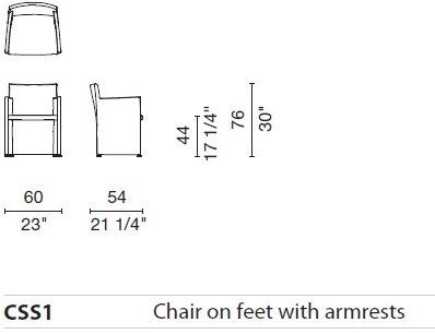 Cappellini Стул с подлокотниками Supersoft sun-id-1491844 - Вид №3