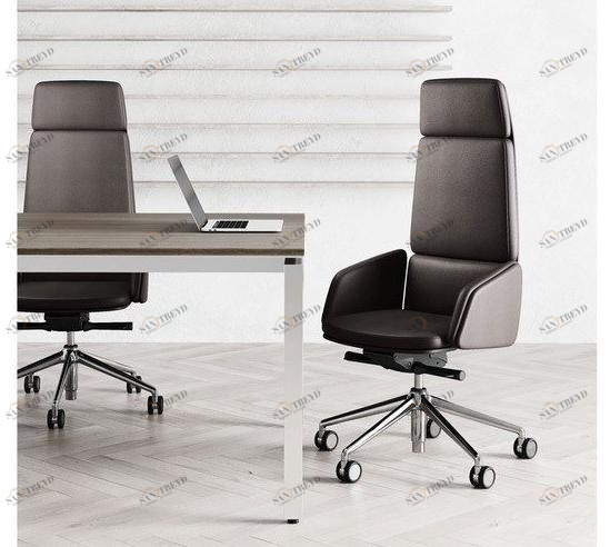 Las Mobili Офисное кресло руководителя с подлокотниками и высокой спинкой Lead sun-id-1501406