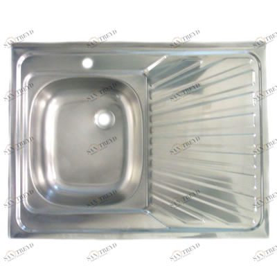 126114 Мойка кухонная прямоугольная Сантекс 