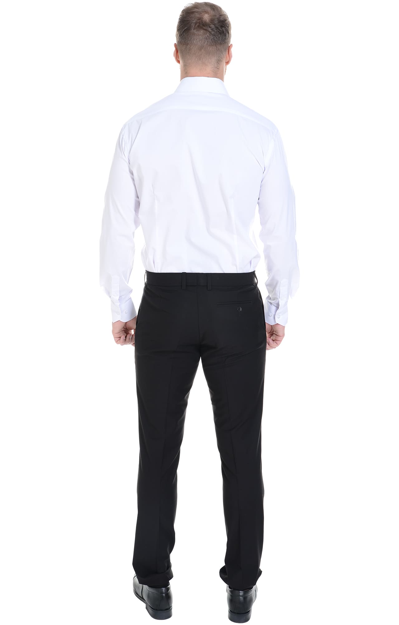 62470 Рубашка мужская  white El-Risto  Корпоративная одежда  размер 45/182-188  - Вид №8