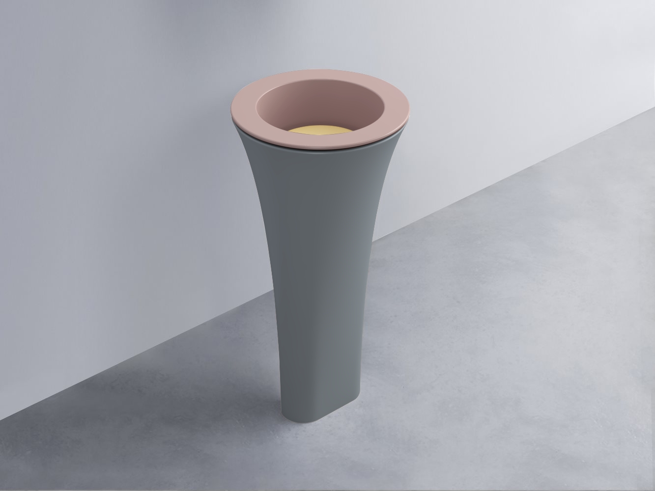AMLA45-CP+AMPILT-CN+AMCOLT-BR Раковина Amedeo Tondo отдельностоящая cielo Enjoy + Amedeo Ceramica Cielo