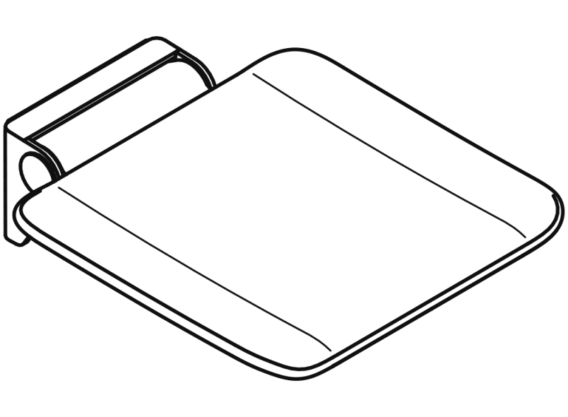 900.51.40040 Мобильное складное сиденье HEWI System 900 - Вид №3