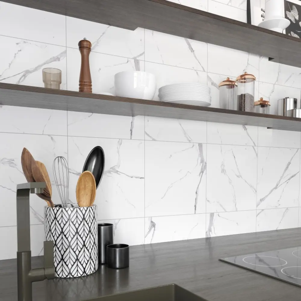 Керамогранит Kreaforta Dina с мраморным эффектом 42×42 см 89414199 STLM-1569923 - Вид №4