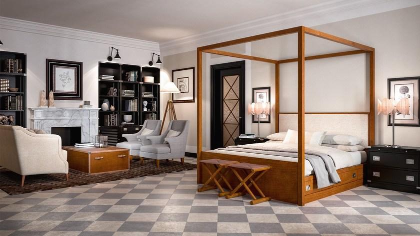 Caroti Кожаный табурет Via montenapoleone 1076/p  - Вид №2