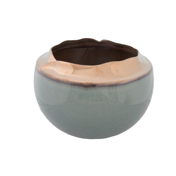 Ваза малая 22,5 см "Нефрит" UNICO ДИЗАЙНЕРСКИЕ 255417 Зеленый  - Вид №2