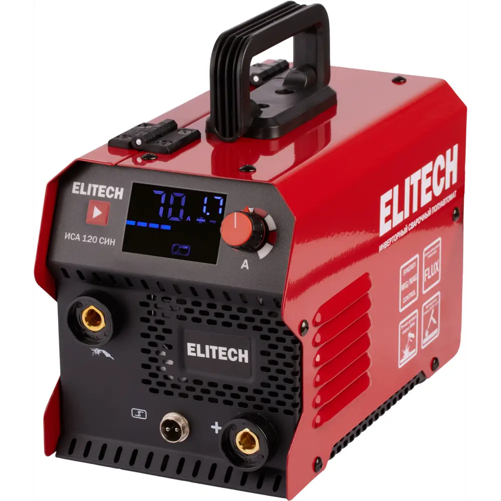 Инверторный сварочный полуавтомат Elitech ИСА 120 СИН с 3 режимами сварки 89372983 STLM-0841820