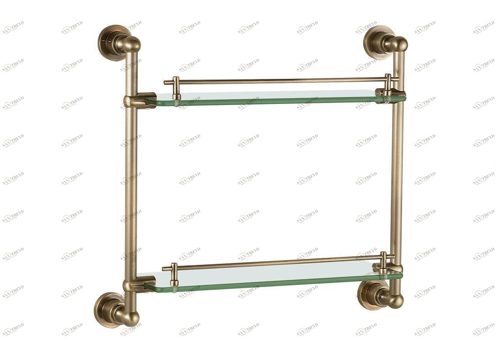 Полочка Aquanet 3852 (43 см, двойная) 