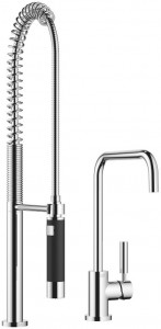 33820625-00_1_27789970-00_1 Смеситель однорычажный с profi-душевым гарнитуром - хром Dornbracht Meta.02