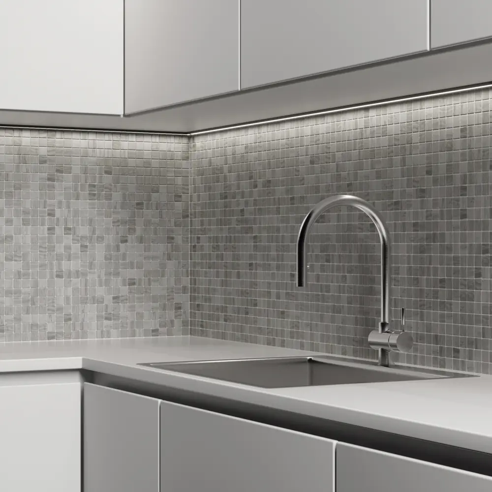 Мраморная мозаика Kreaforta серый 30×30 см для интерьера премиум-класса 89412206 STLM-1578998 - Вид №5