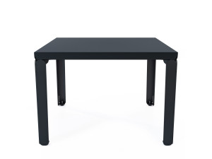 Стальной низкий квадратный журнальный столик